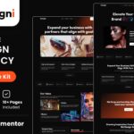 Dezigni - Creative Design Agency & Portfolio Elementor Template Kit